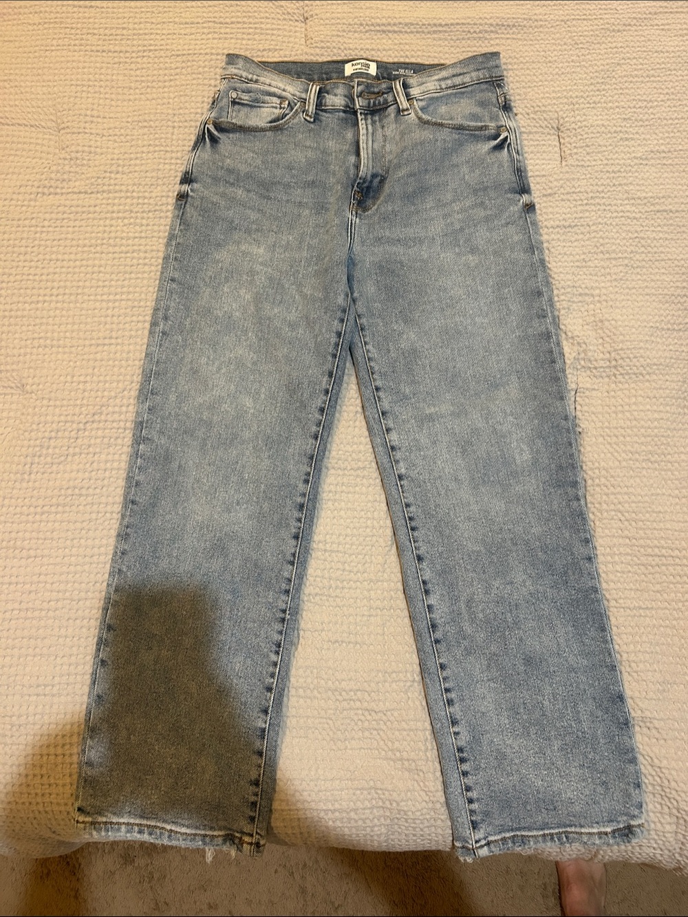 Kenzie Ella High Rise Straight Leg Jeans